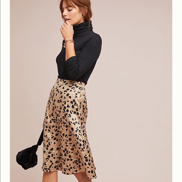 Anthropologie Dresses & Skirts - Anthropologie Leopard Skirt
